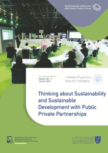 THINKING ABOUT SUSTAINABILITY AND SUSTAINABLE DEVELOPMENT WITH PPPS