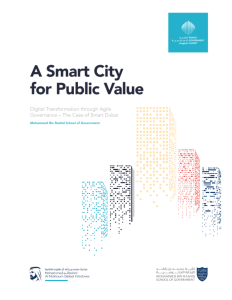 A SMART CITY FOR PUBLIC VALUE