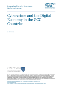 CYBERCRIME AND THE DIGITAL ECONOMY IN THE GCC COUNTRIES