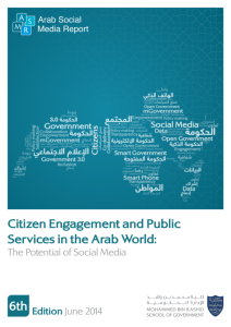 THE ARAB SOCIAL MEDIA REPORT- EDITION #6
