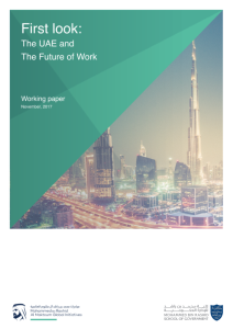 THE UAE AND THE FUTURE OF WORK