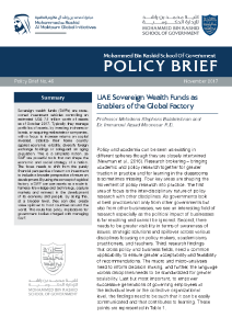 UAE SOVEREIGN WEALTH FUNDS AS ENABLERS OF THE GLOBAL FACTORY