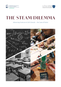 THE STEAM DILEMMA: ADVANCING SCIENCES IN UAE SCHOOLS – THE CASE OF DUBAI